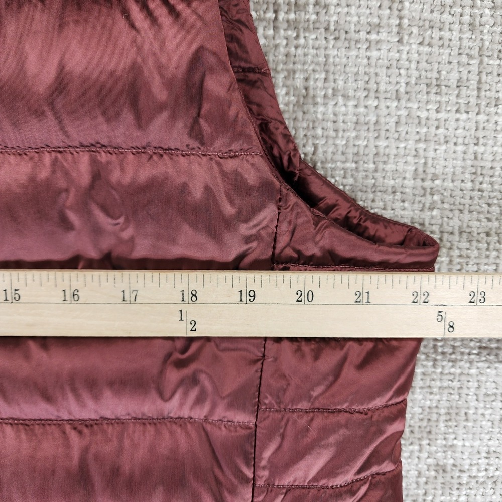 The North Face Aconcagua 550 Down Puffer Vest Womens XL Wild Ginger Full Zip EUC - Picture 5 of 12